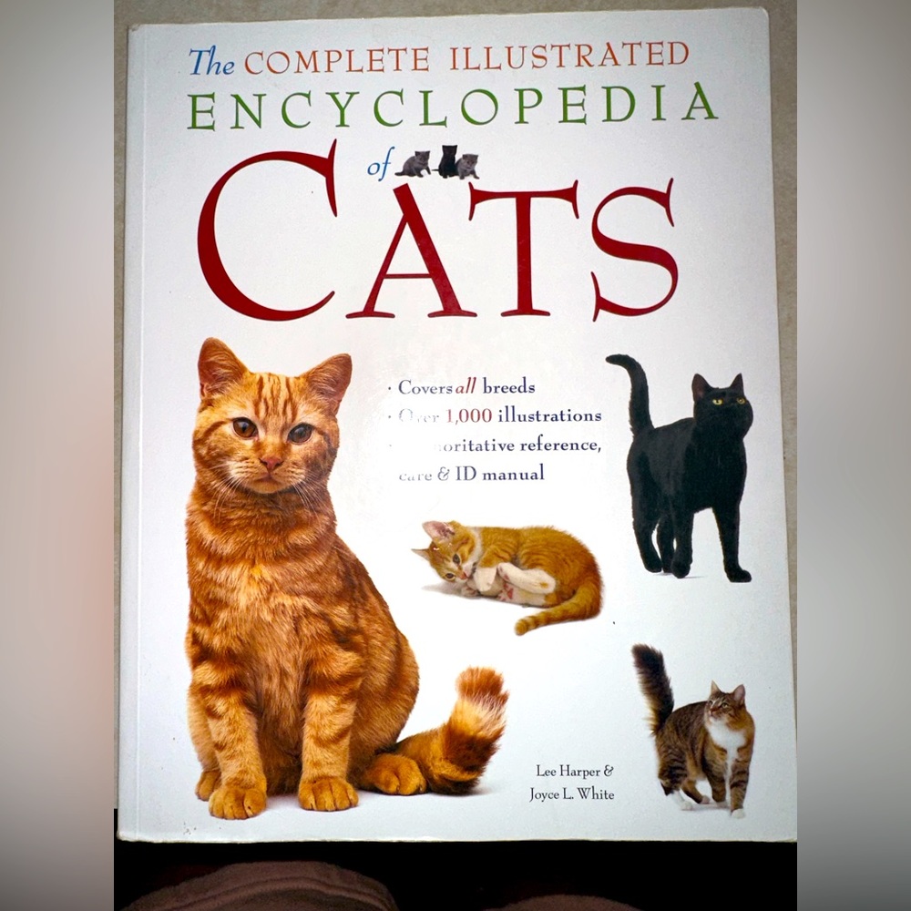 Encyclopedia of cats book from Barnes and noble, Lee Harper & Joyce White